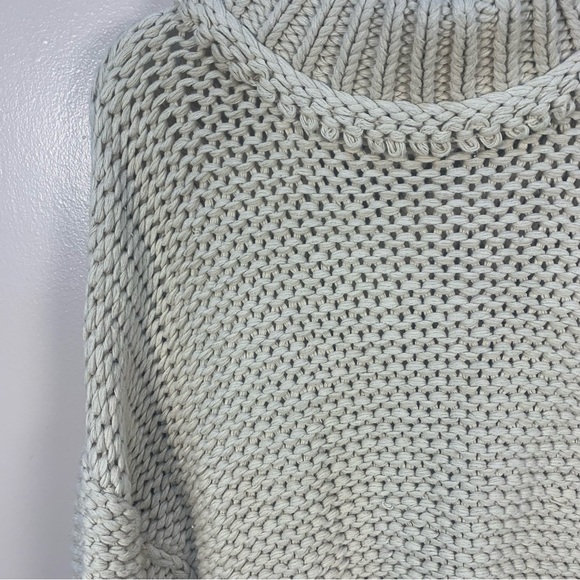 Free People My Only Sunrise Chunky Open Cable Knit Oversized Slouchy Sweater - Picture 7 of 16